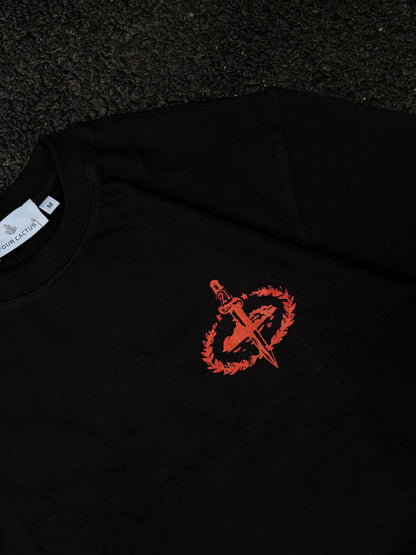 Gang black oversized tee