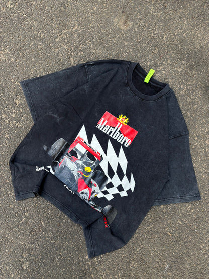 Marlboro acid wash oversized tee