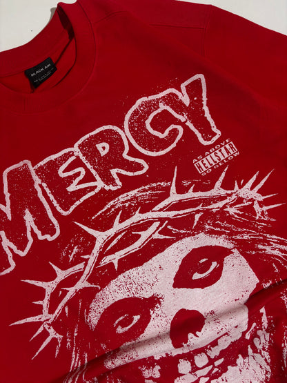 Mercy red oversized boxy tee