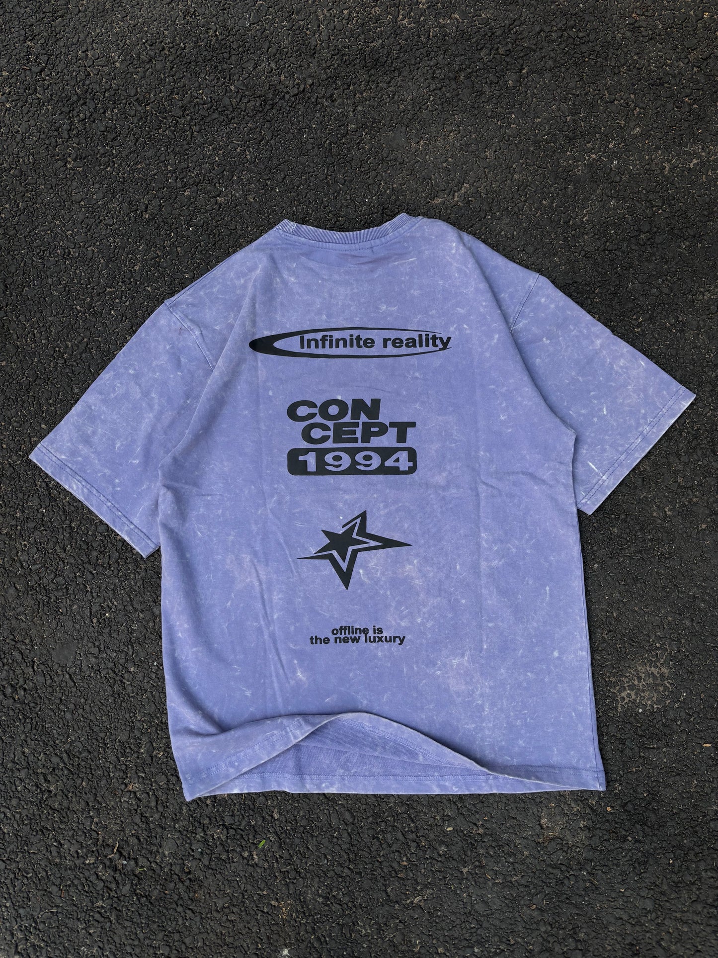 Lilac concept oversized tee