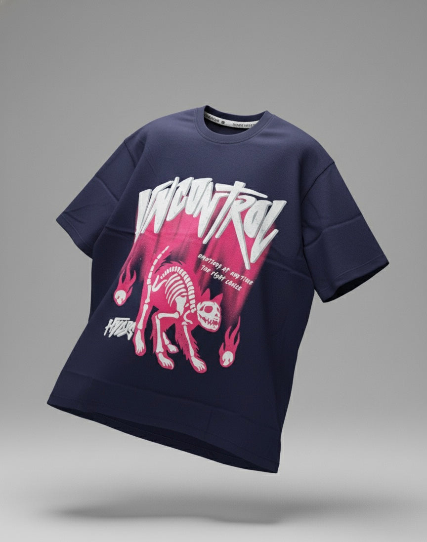 Undercontrol blue oversized tee