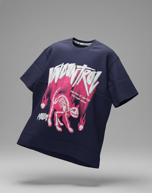 Undercontrol blue oversized tee