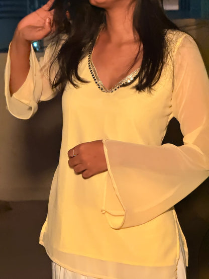 Yellow kurta