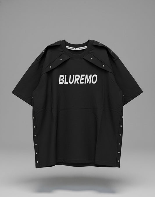 Bluremo black oversized tee