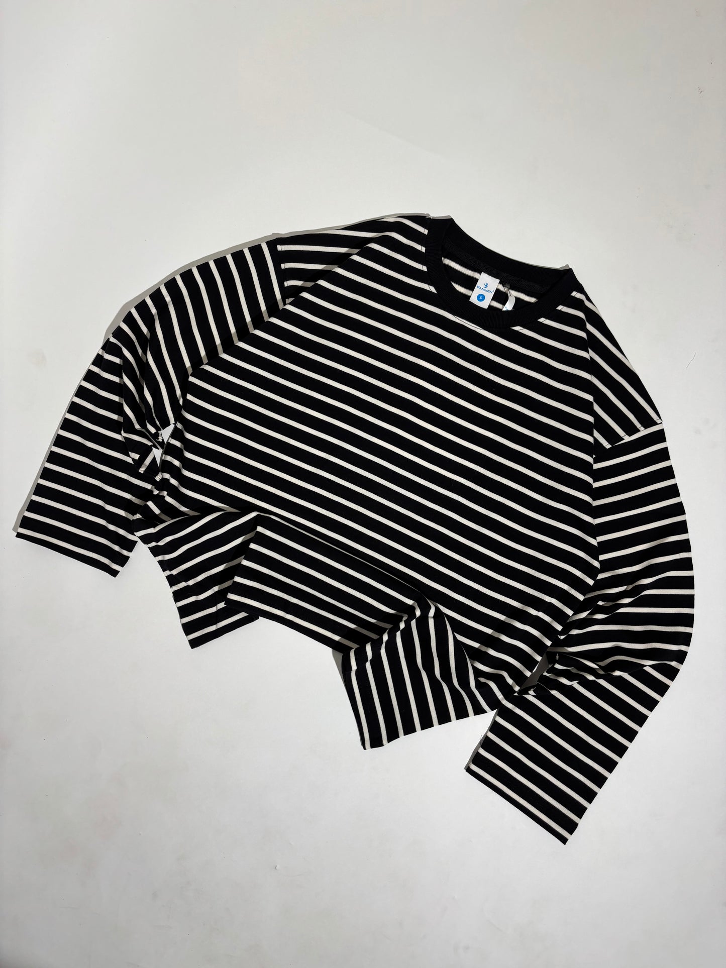 Black striped T-shirt