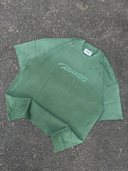 Kinetic green oversized tee