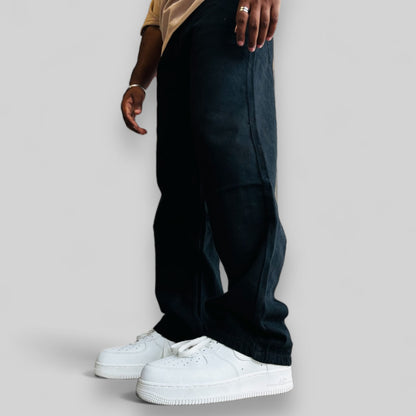 black baggy jeans