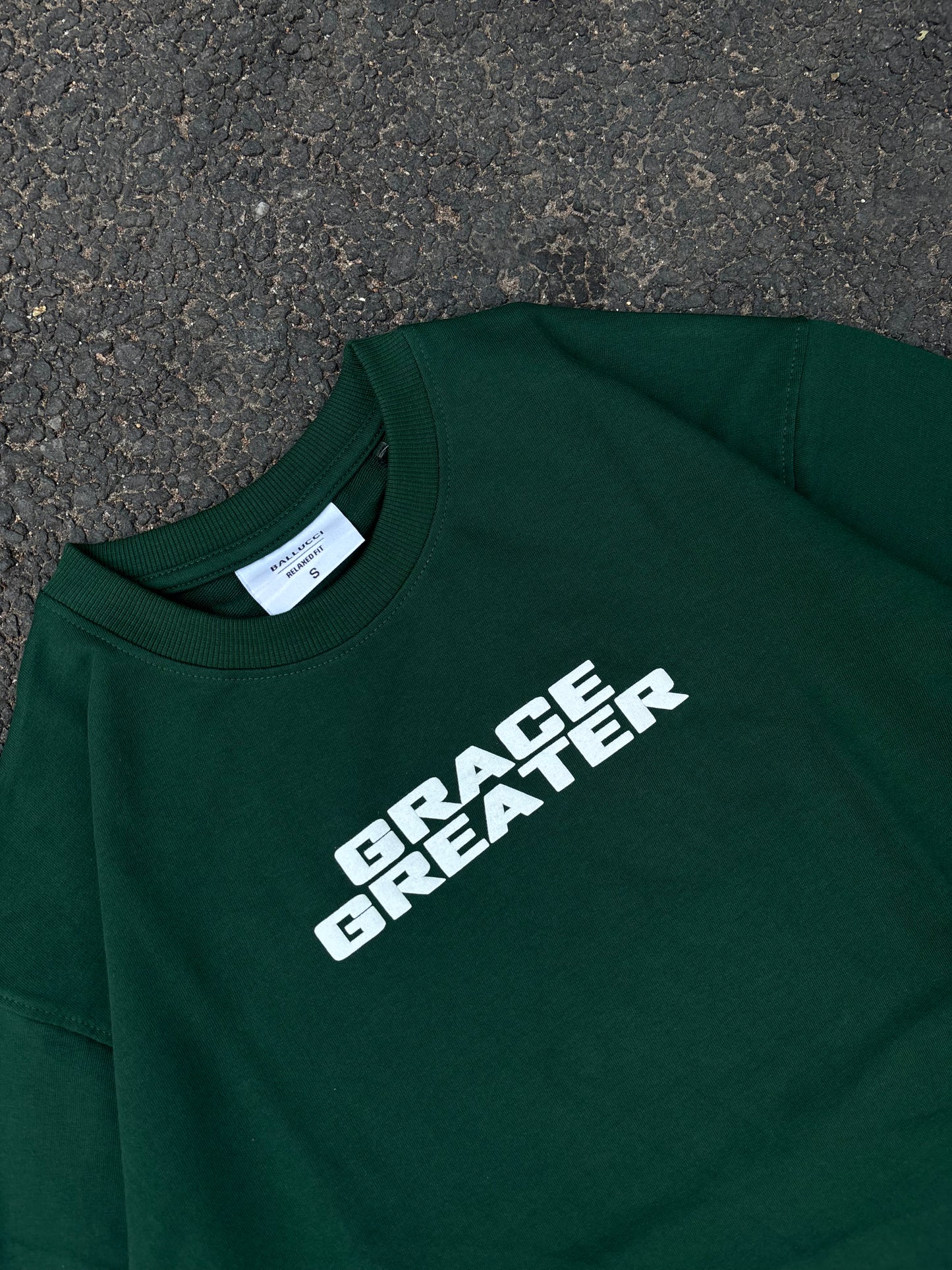 Grace greater green oversized tee