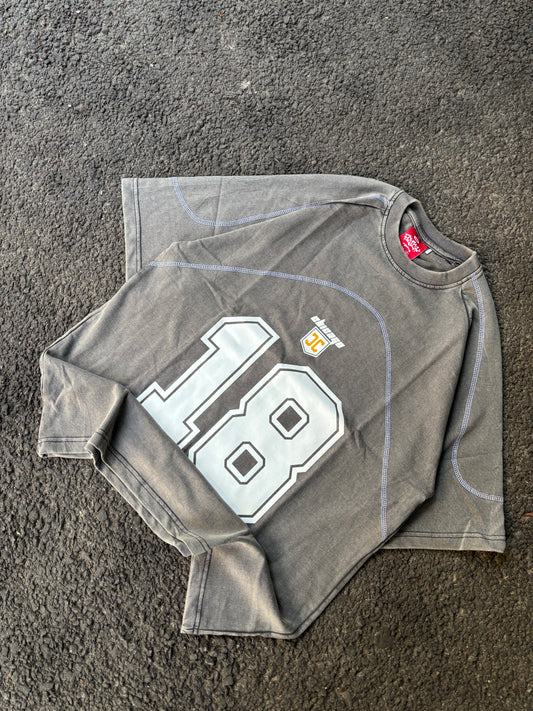 18 grey oversized tee