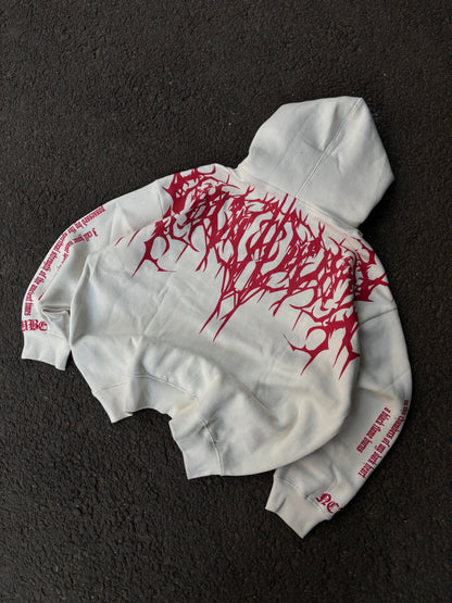 Wings white hoodie