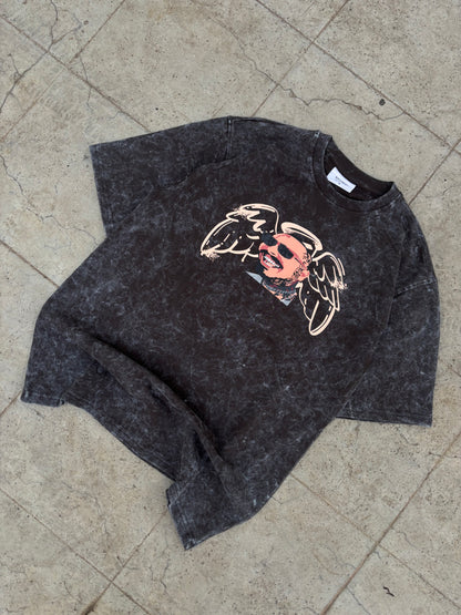 Post Malone acid wash oversized tee