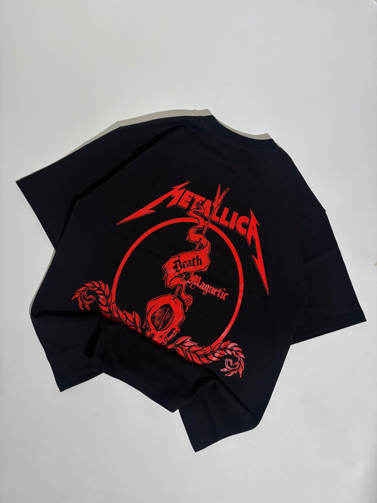 Metallica black oversized tee