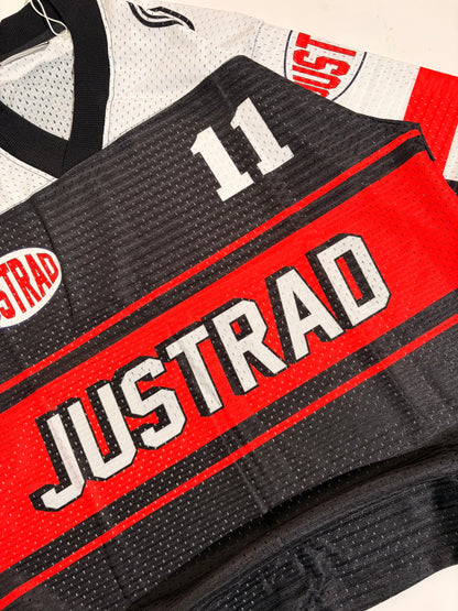 11 red and black jersey