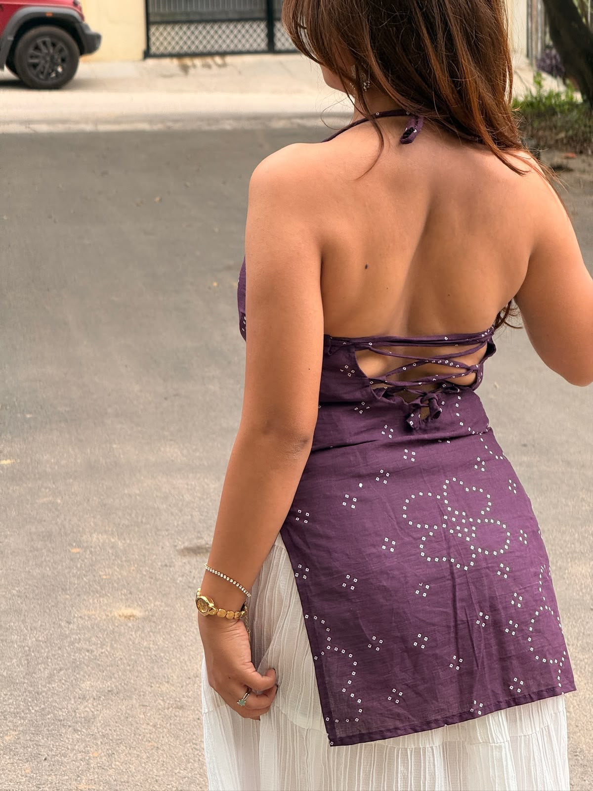 Ira halter neck kurti