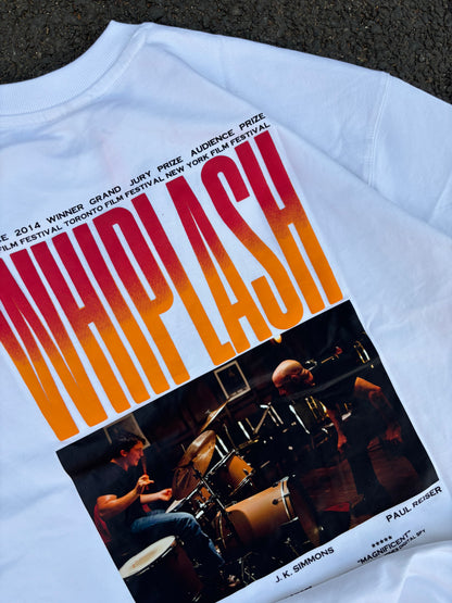 Whiplash white oversized tee