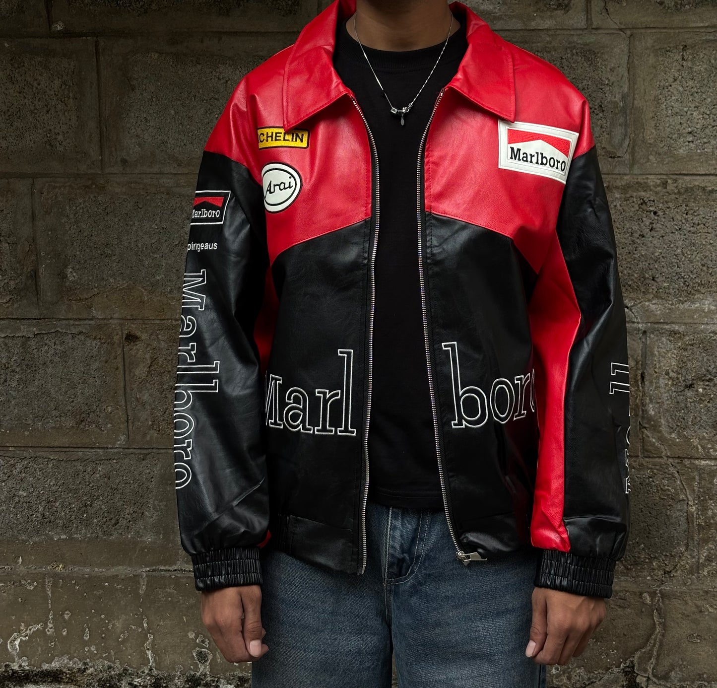 Marlboro leather jacket