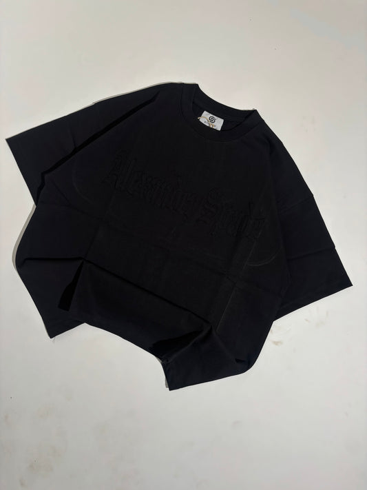 Spade black oversized tee
