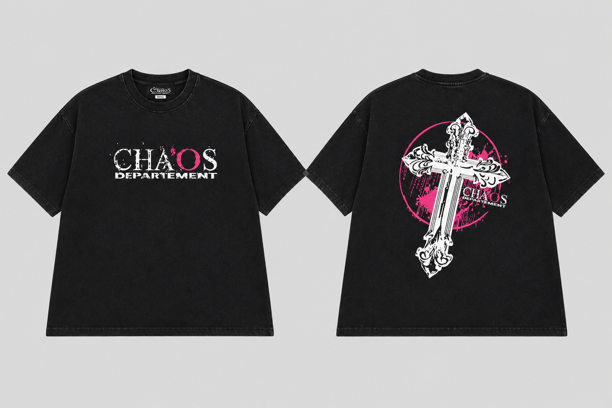 Chaos lava wash boxy tee