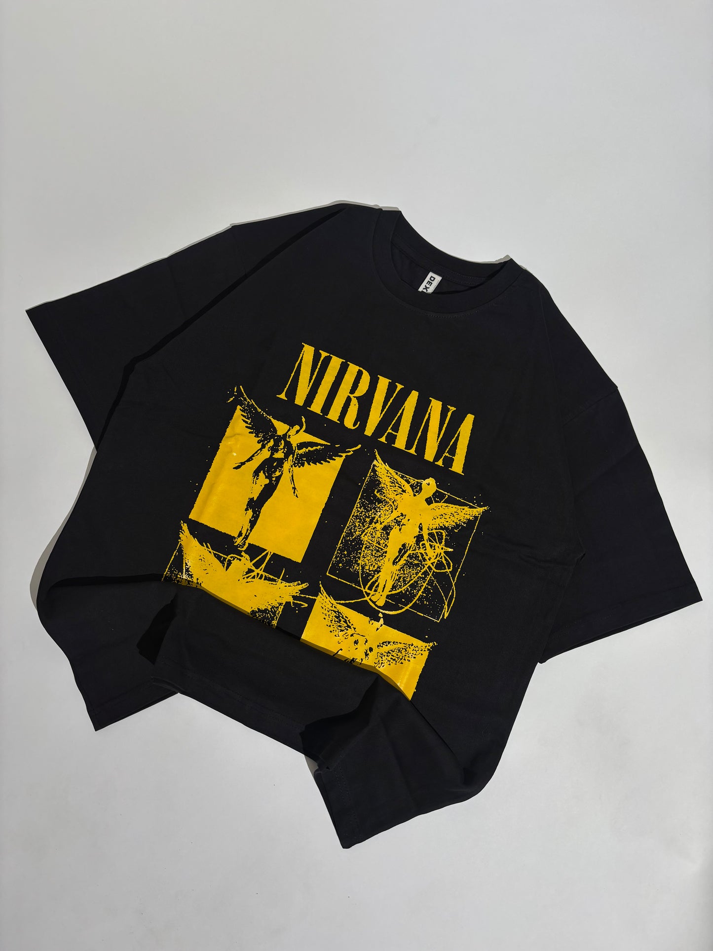 Nirvana black oversized tee