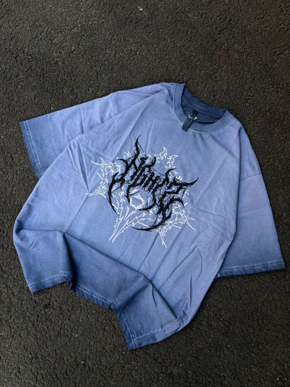 Night faded oversized tee