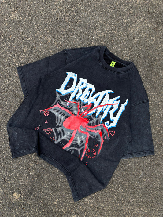 Dreamy acid wash oversized tee