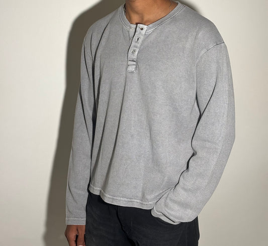 Washed Henley tee