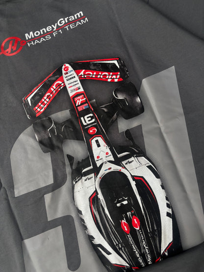 Haas grey oversized tee