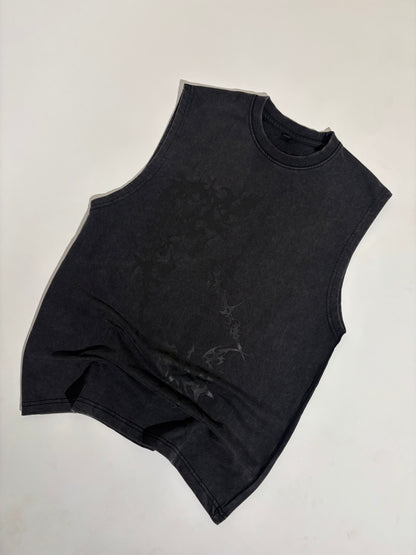 Tribal lava wash vest