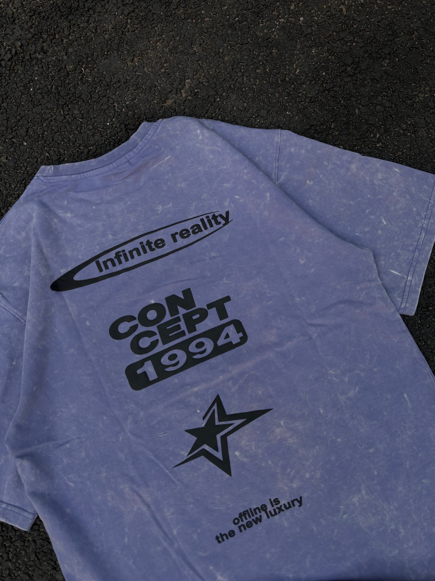 Lilac concept oversized tee