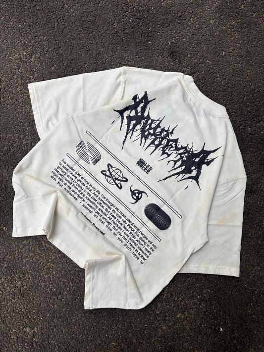 Wales white oversized tee