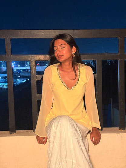 Yellow kurta