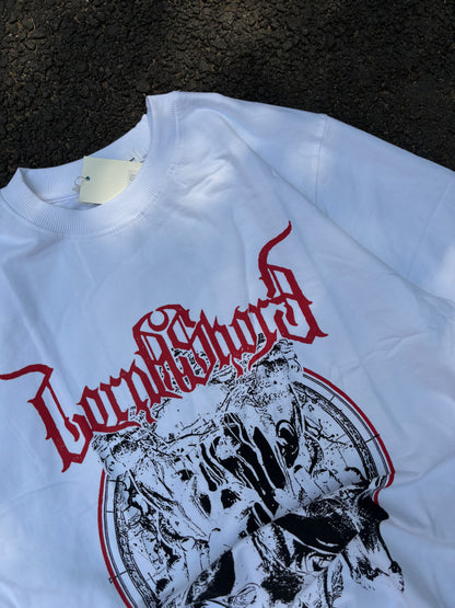 Ghost white oversized tee