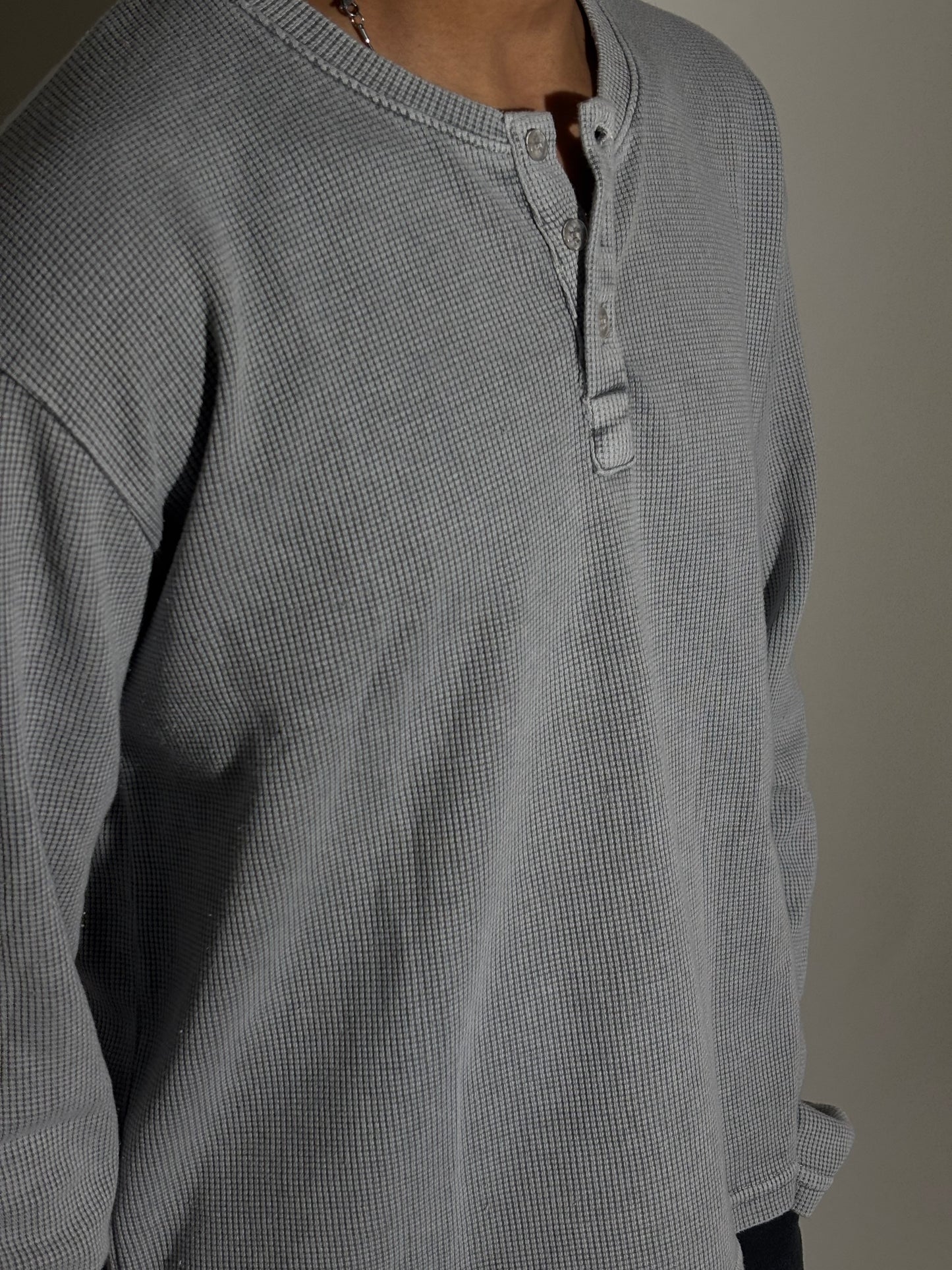 Washed Henley tee