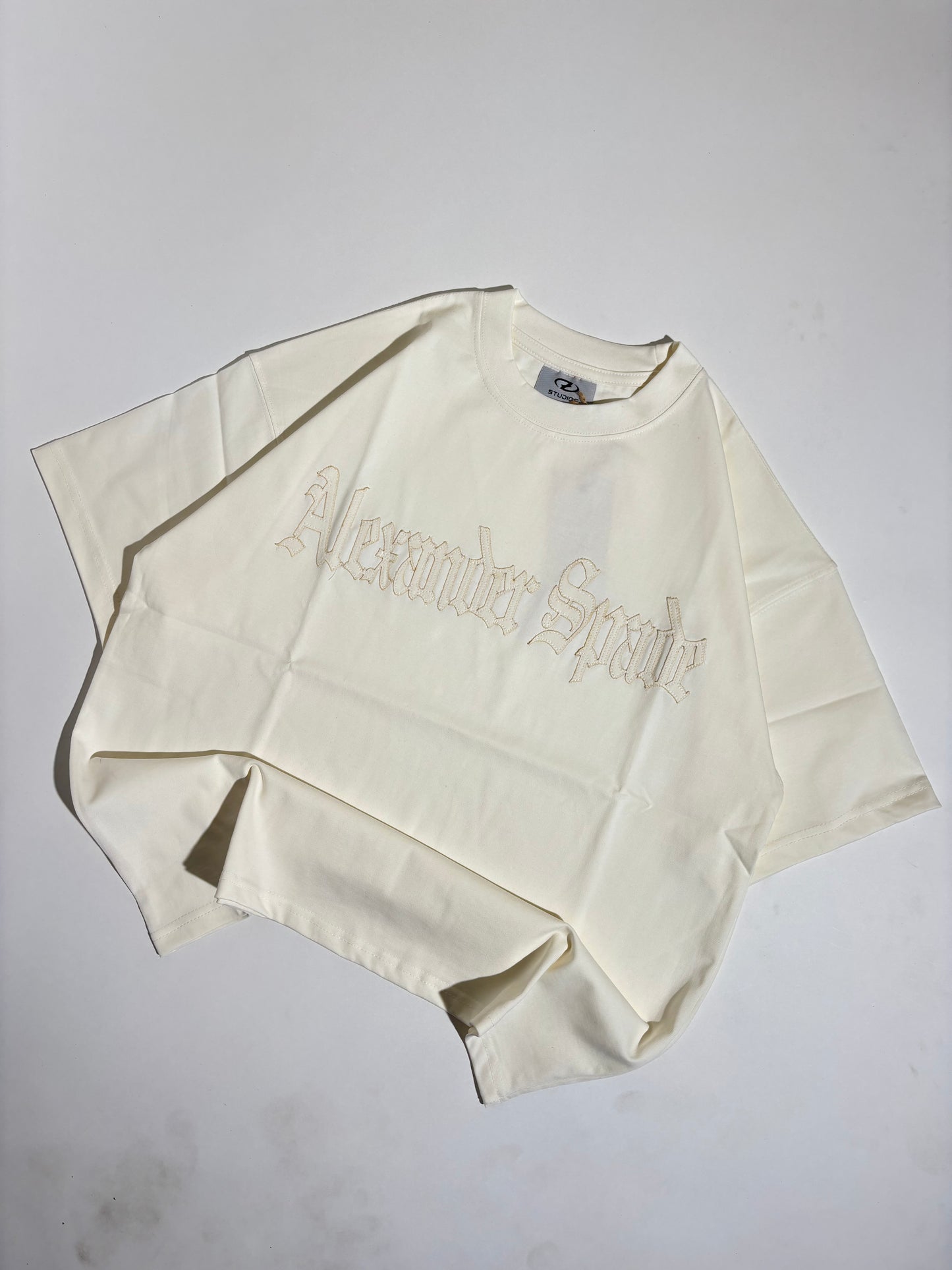 Spade off white oversized tee