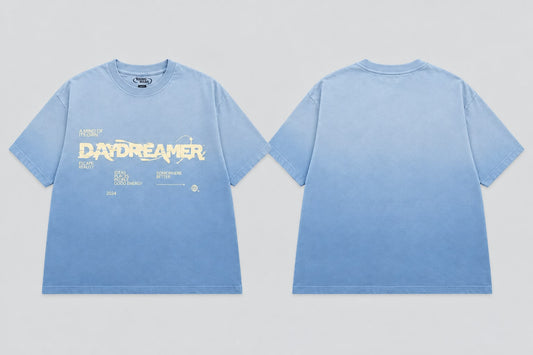 Dreamer baby blue boxy tee