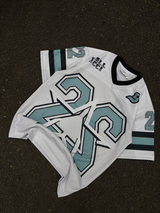 22 white jersey