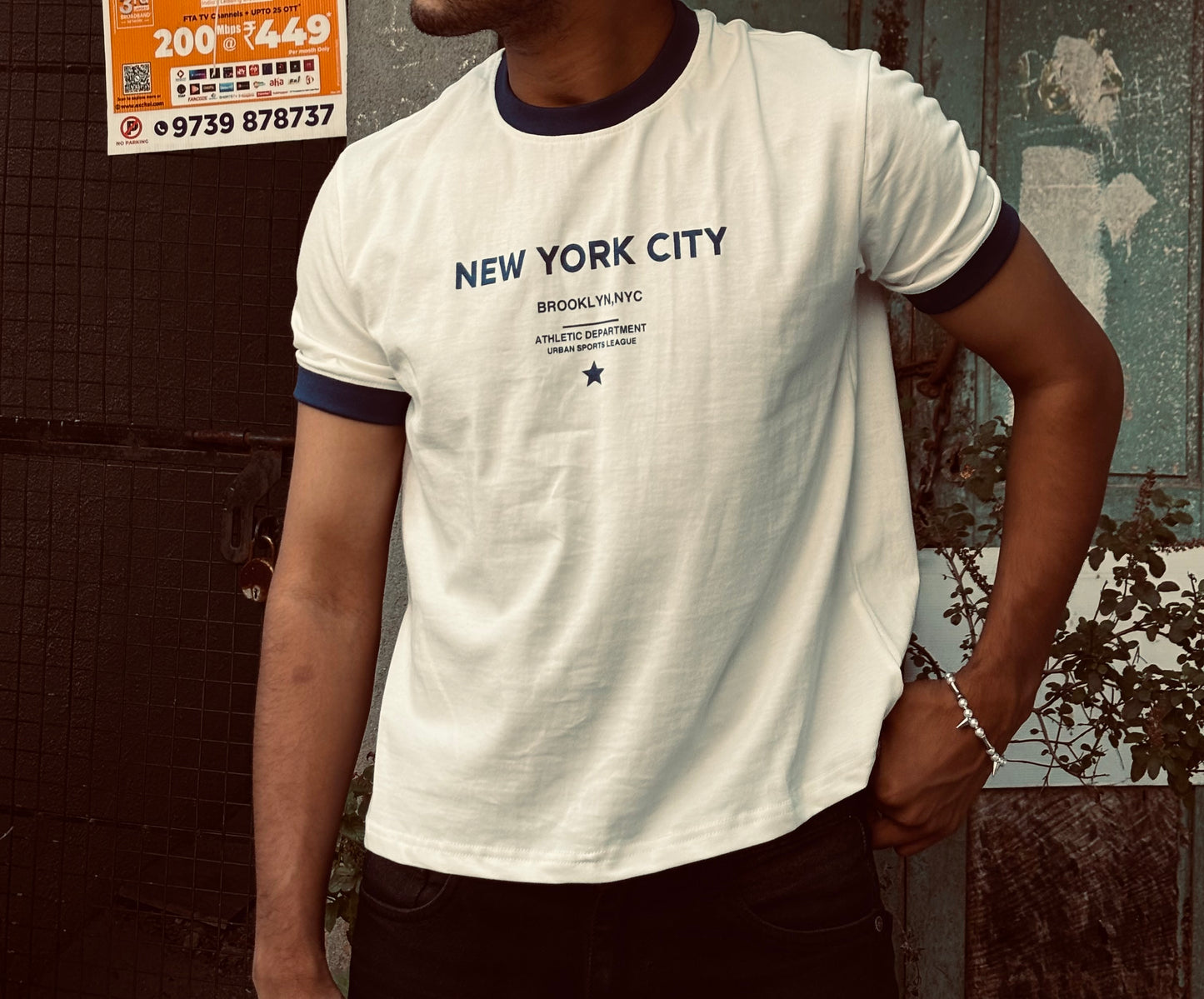 NY ringer tee