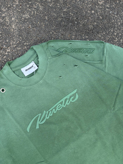 Kinetic green oversized tee