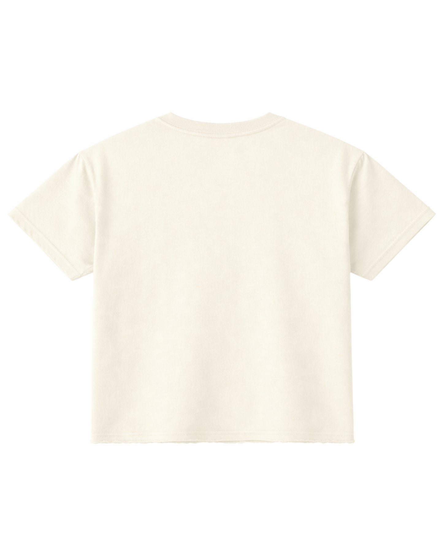 Off White Boxy Fit T-shirt Back Design