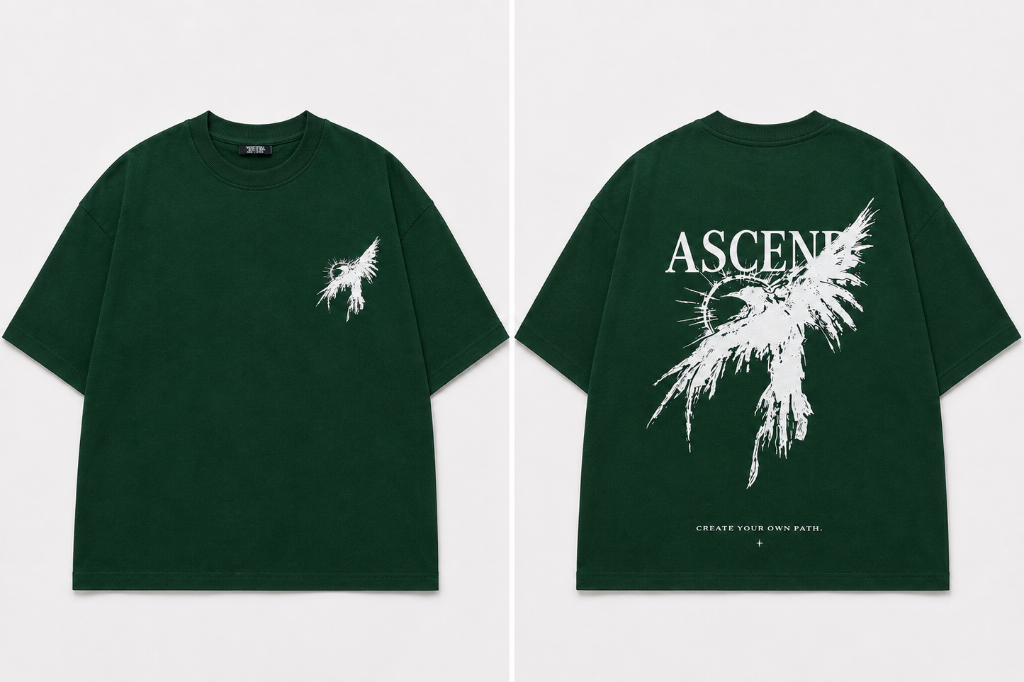 Ascend crop boxy tee