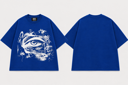 Eyes crop boxy tee