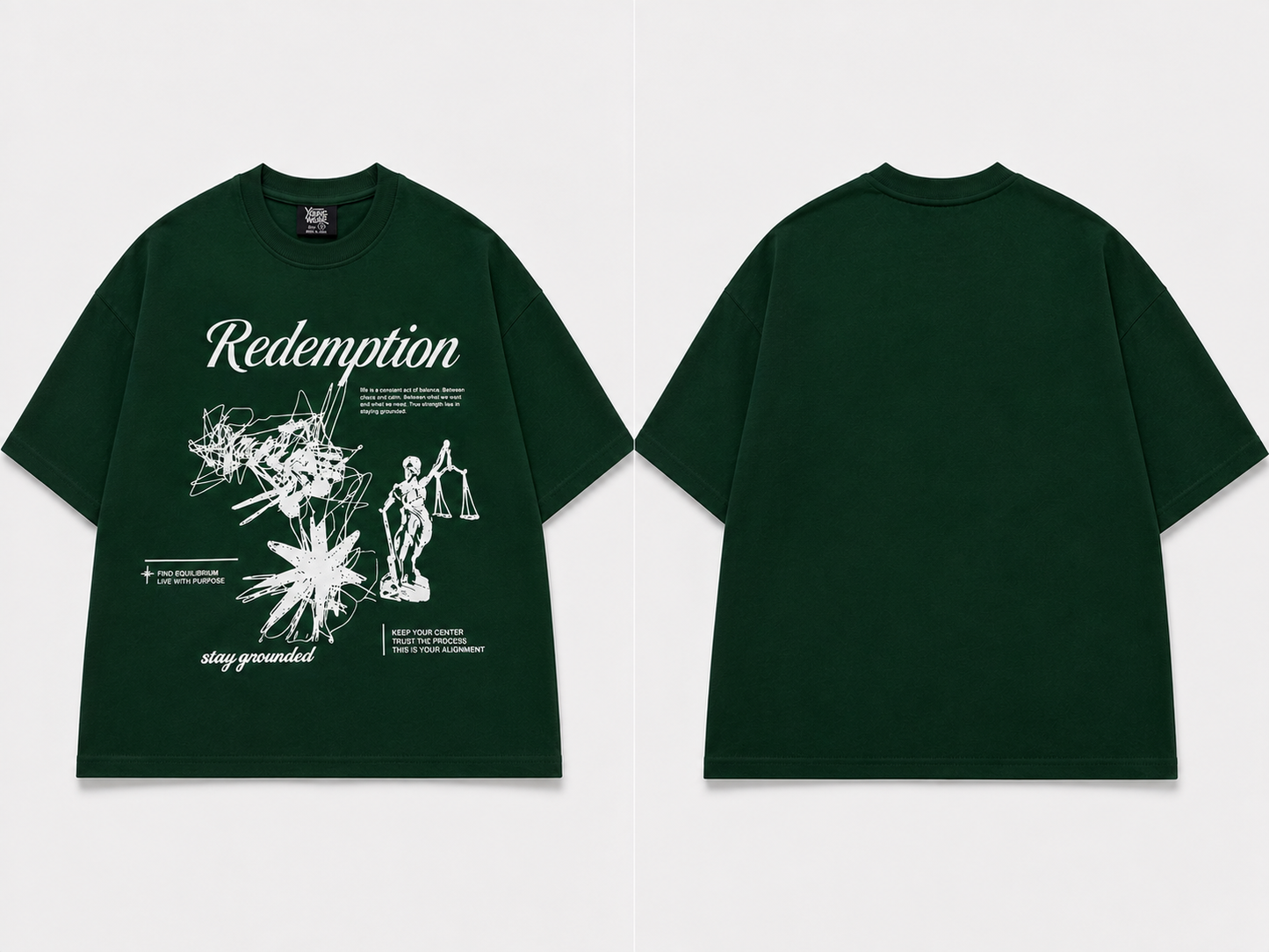 Redemption crop boxy tee
