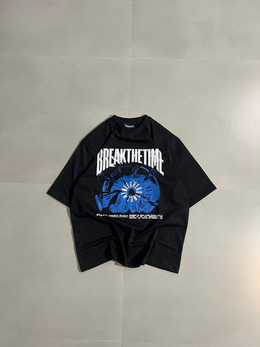 Breakthetime black oversized tee