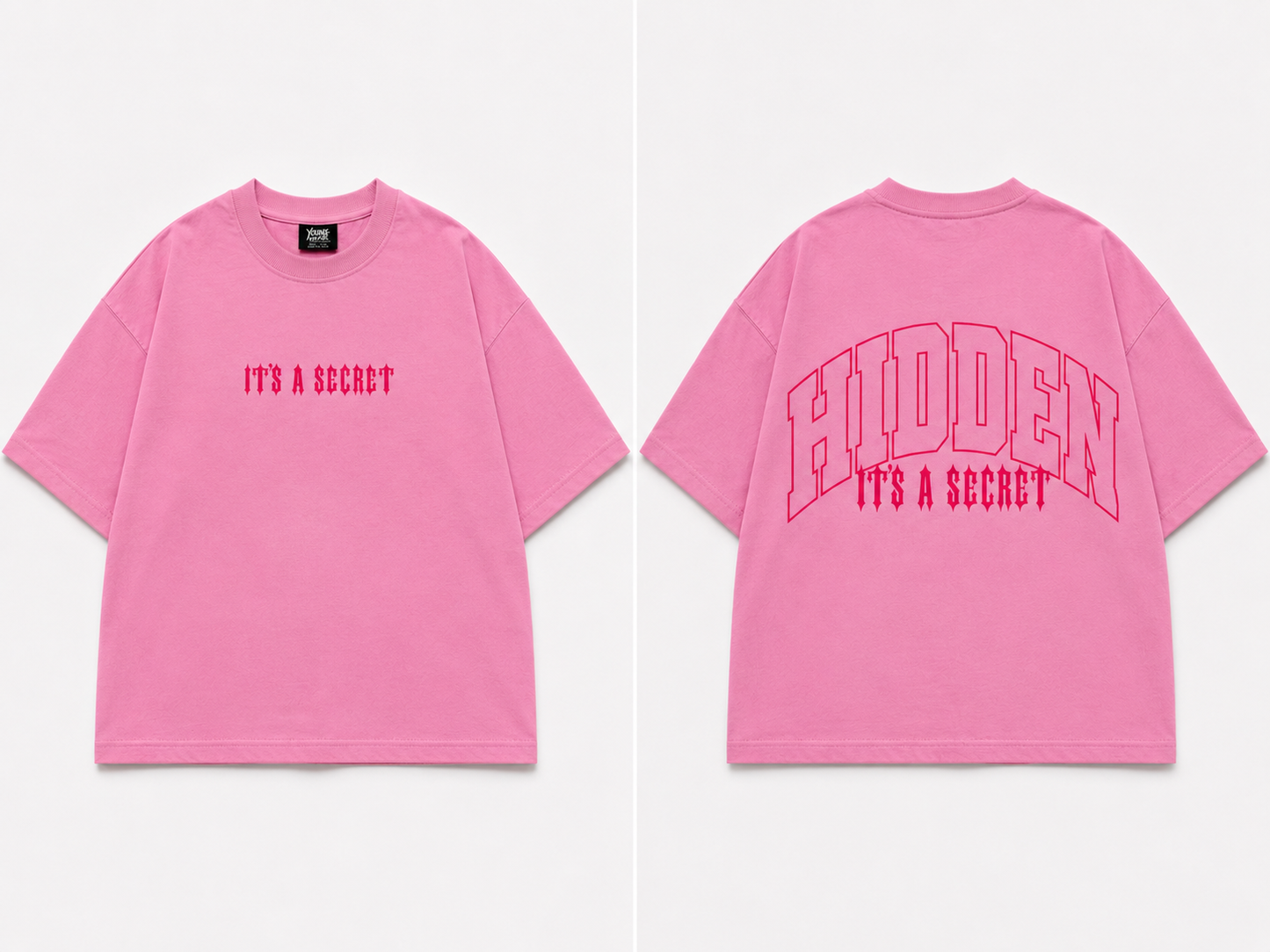 Hidden crop boxy tee