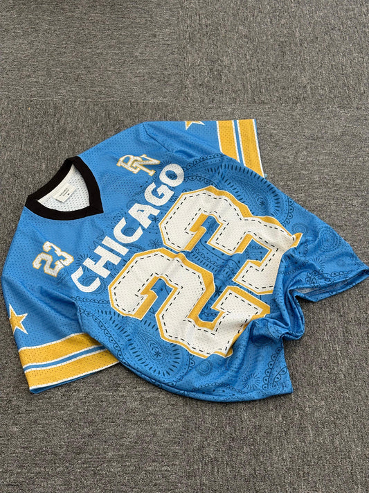 23 Chicago blue oversized jersey
